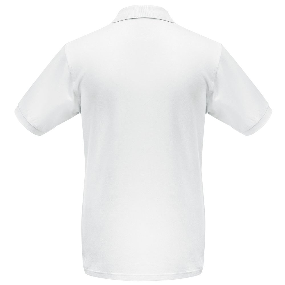 Рубашка поло Heavymill белая, белый, хлопок