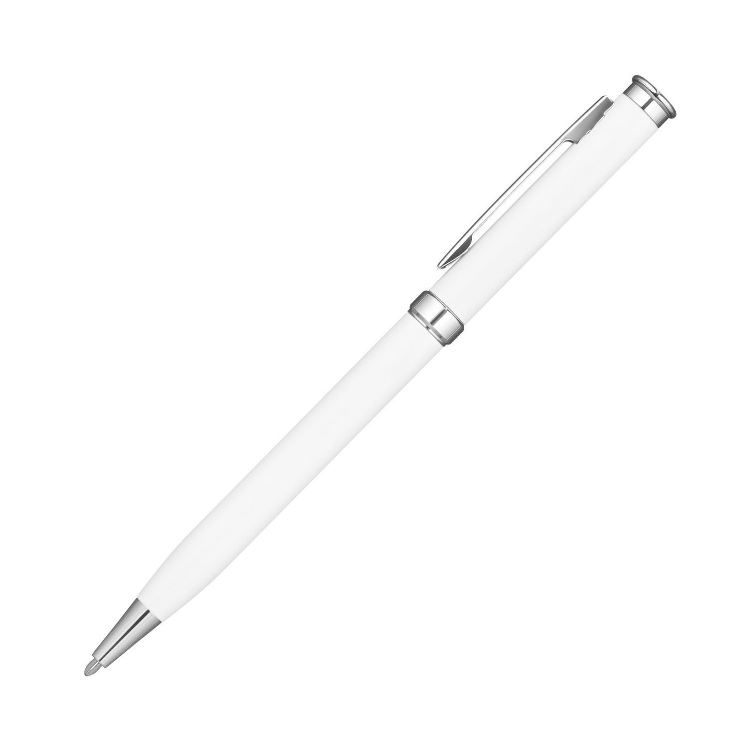 Шариковая ручка Benua, белая, белый