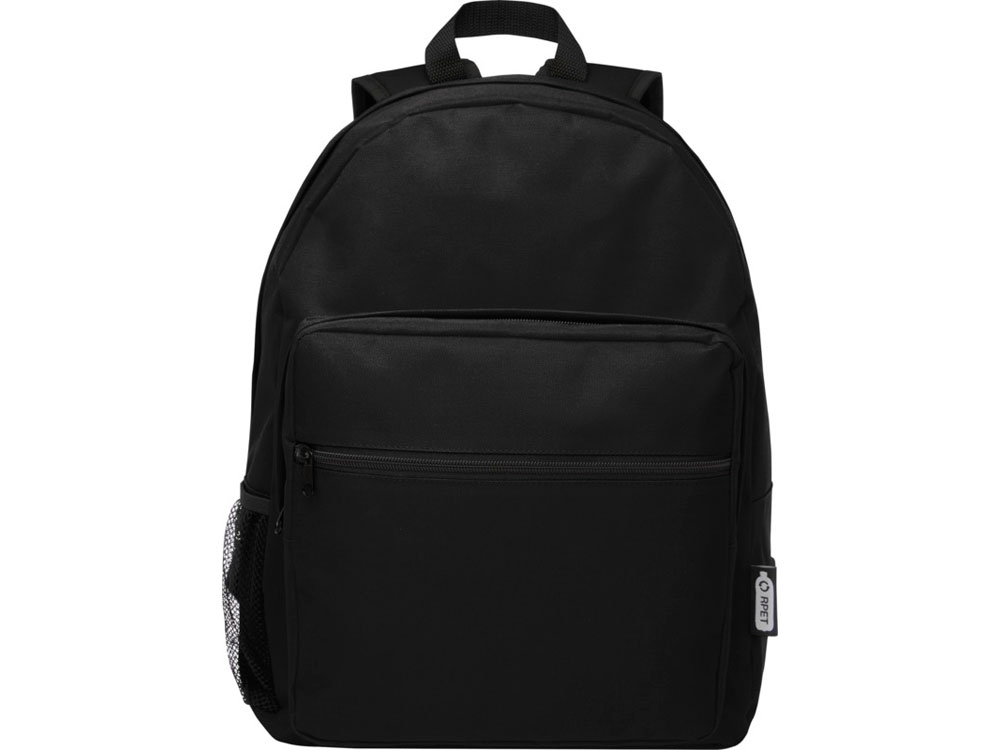 Рюкзак «Retrend» из переработанного ПЭТ, черный, полиэстер