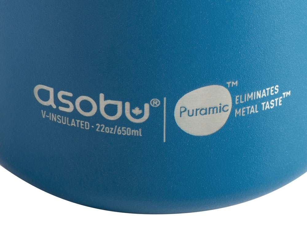 Вакуумная термокружка с  керамическим покрытием «Pick-Up», 650 мл, синий, металл