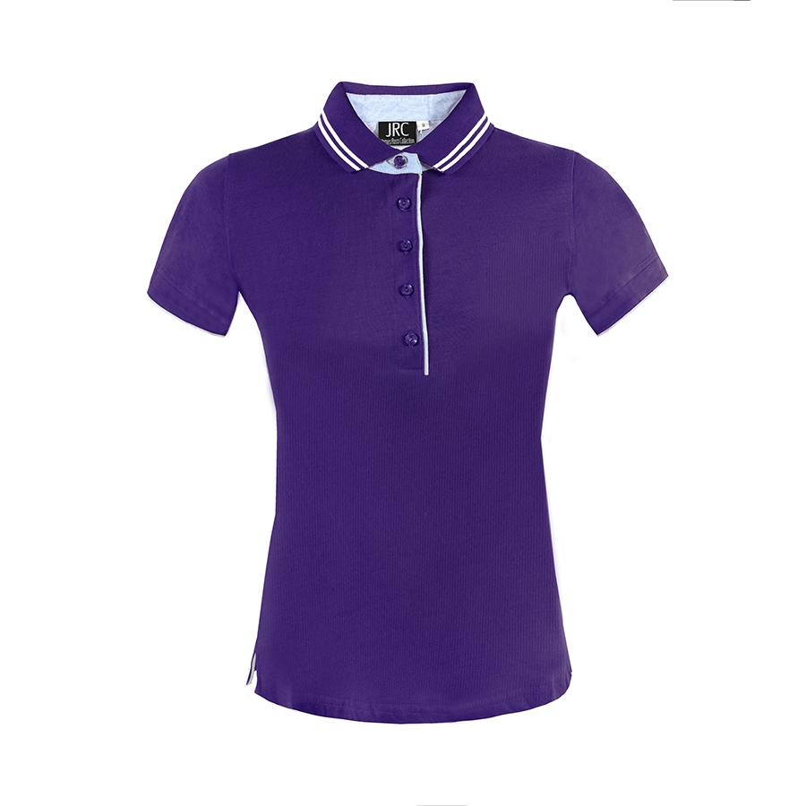 Рубашка поло женская RODI LADY, фиолетовый, L, 100% хлопок, 180 г/м2, фиолетовый, джерси,100% хлопок, плотность 180 г/м2