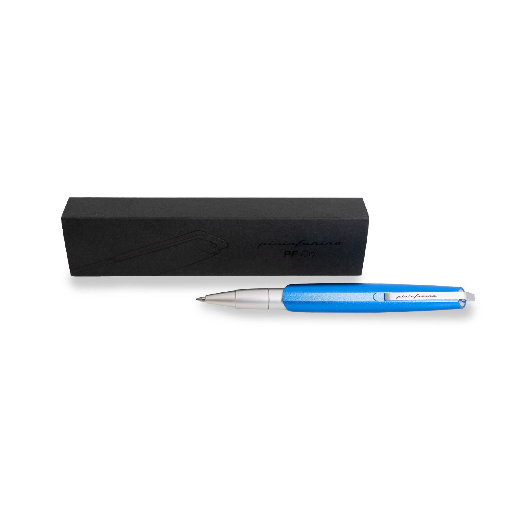 Шариковая ручка Pininfarina PF GO BLUE, серебристый