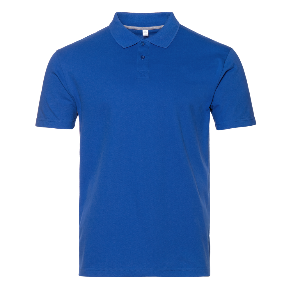 Рубашка поло унисекс STAN хлопок 185, 04U, Синий, синий, 185 гр/м2, хлопок