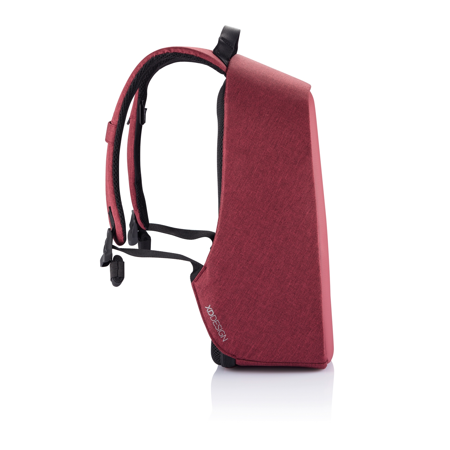 Антикражный рюкзак Bobby Hero Small, красный, rpet; polyurethane