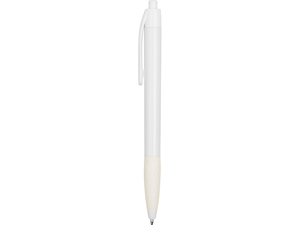 Ручка пластиковая шариковая «Diamond», белый, пластик, резина
