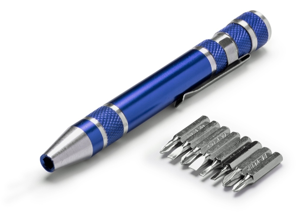 Алюминиевый мультитул BRICO в форме ручки, серебристый