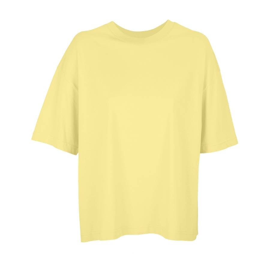 Футболка женская BOXY WOMEN, светло-желтый, S, 100% органический хлопок, 180 г/м2, желтый, 100% органический хлопок