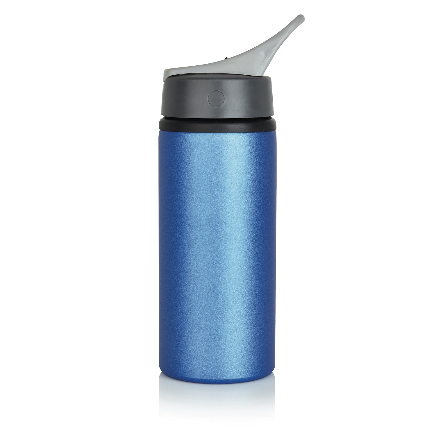 Алюминиевая спортивная бутылка, 600 мл, синий, алюминий; pp