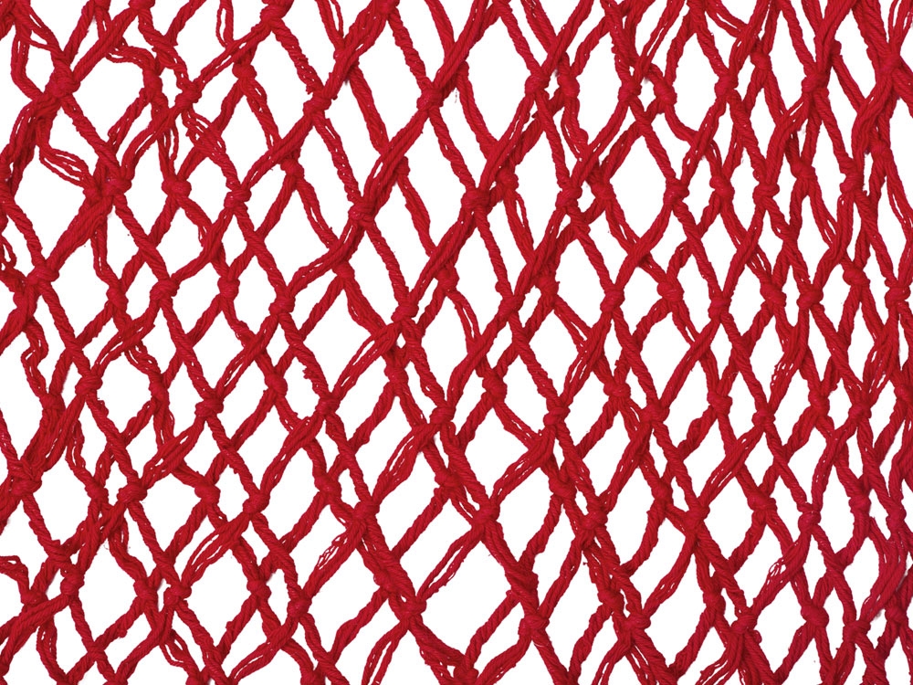 Авоська «Dream» из натурального хлопка с кожаными ручками, 15 л, красный, кожа, хлопок