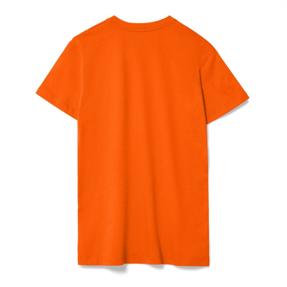 Футболка унисекс T-Bolka 160, темно-оранжевая, оранжевый, хлопок