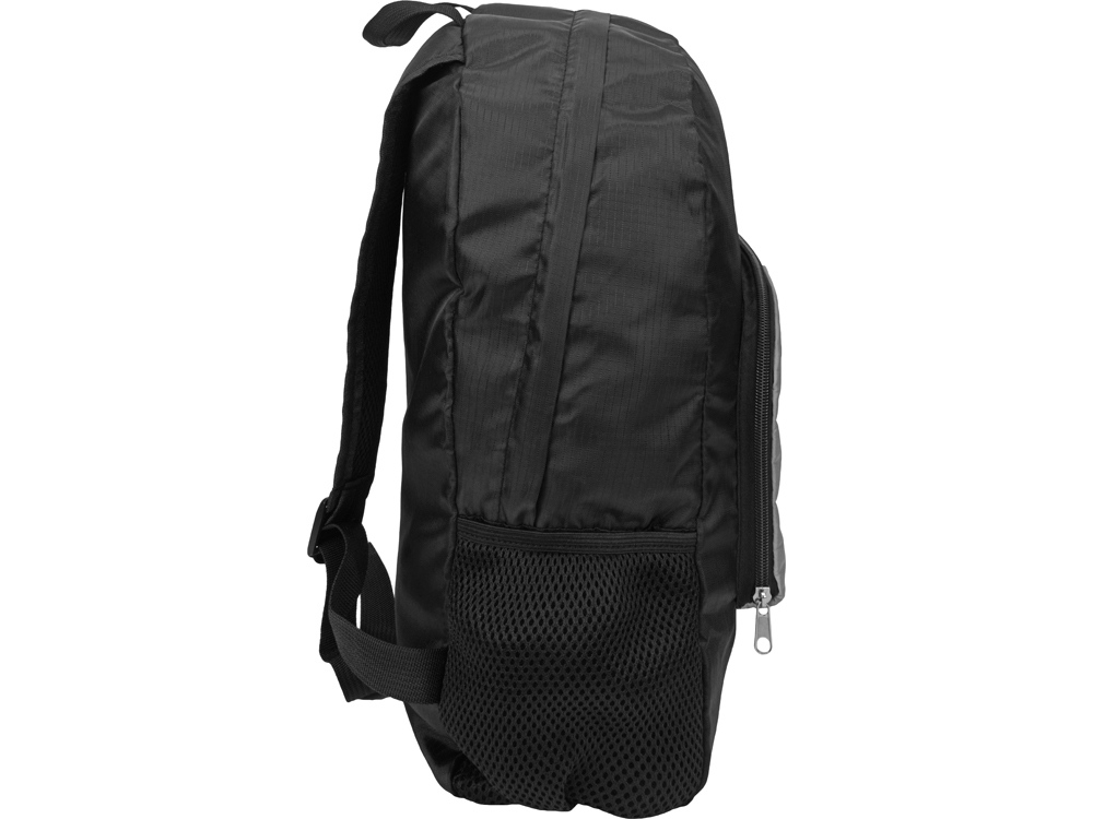 Складной светоотражающий рюкзак «Reflector», серый, серебристый, полиэстер