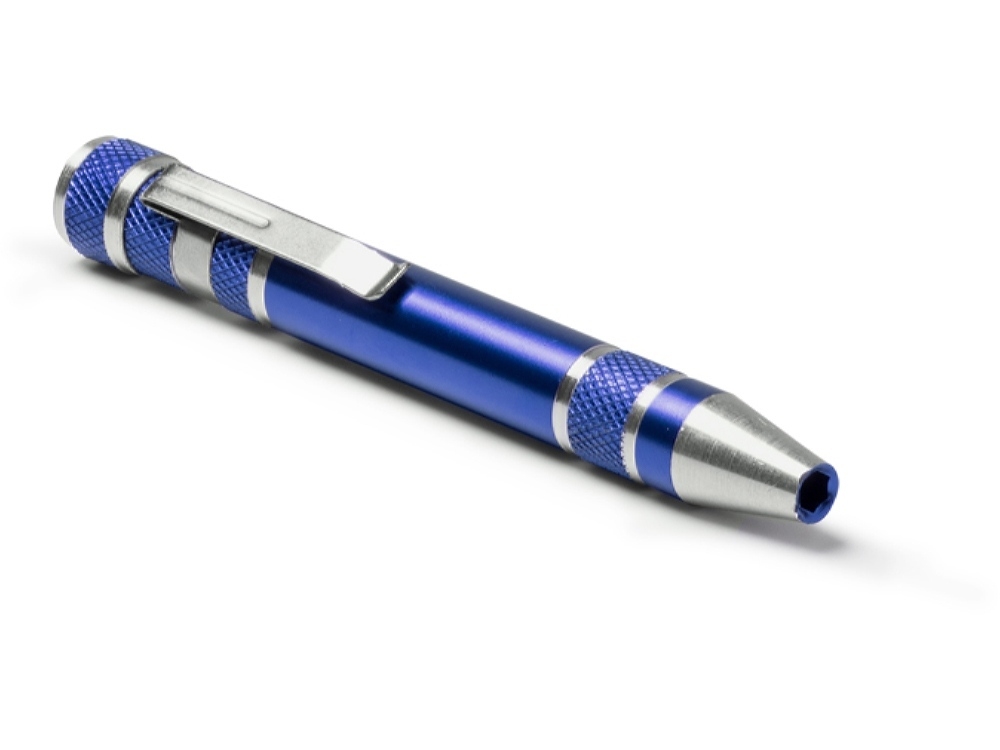 Алюминиевый мультитул BRICO в форме ручки, серебристый