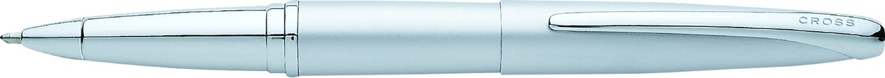 Ручка-роллер Selectip Cross ATX. Цвет - серебристый матовый., серебристый, латунь, нержавеющая сталь