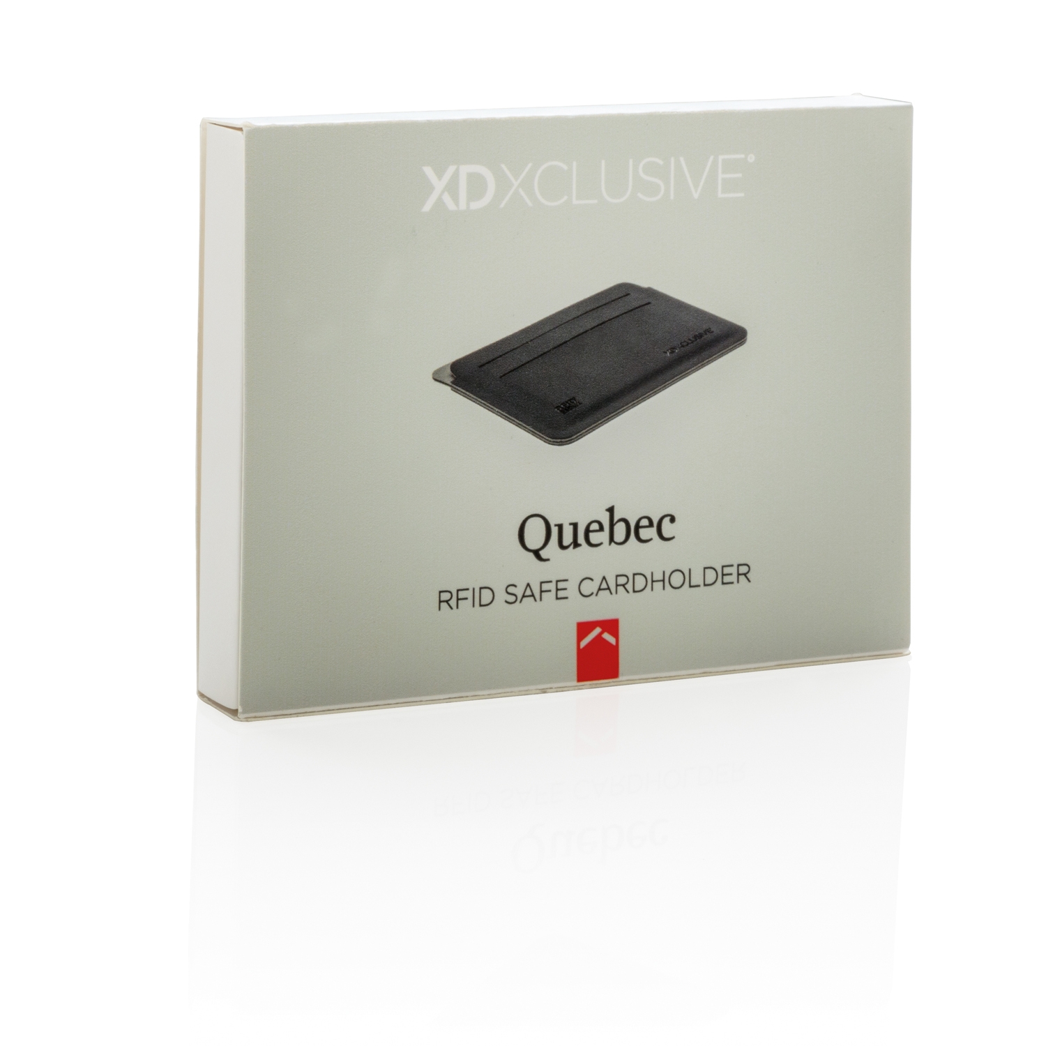 Держатель для карт Quebec RFID с защитой от сканирования RFID, черный, пластик