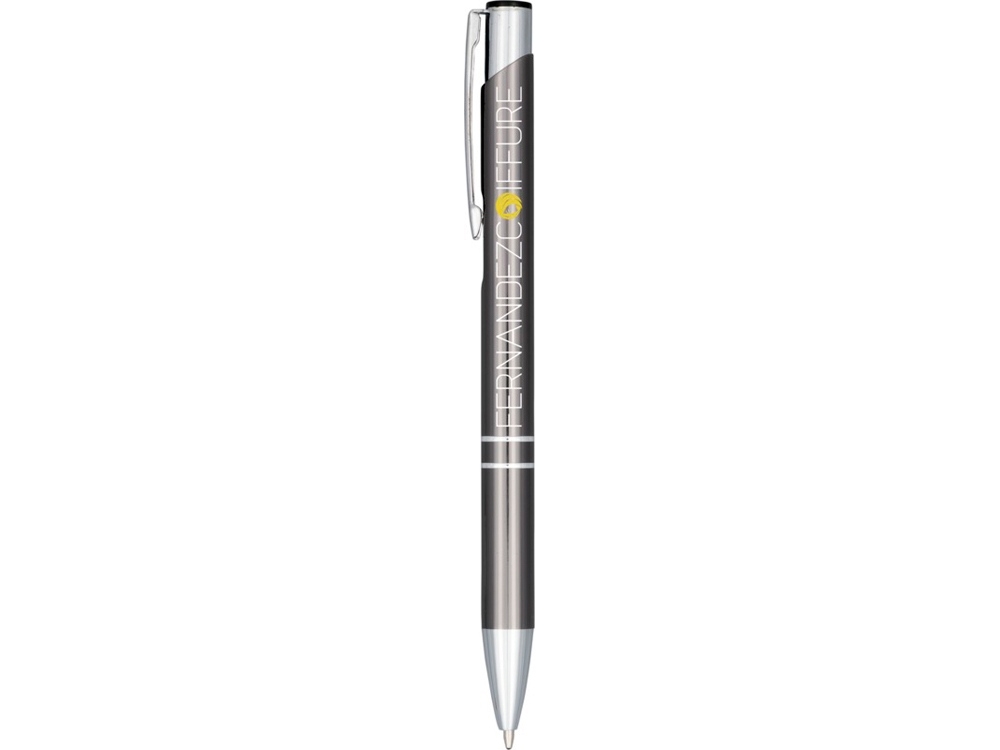 Ручка металлическая шариковая «Moneta» с анодированным покрытием, серый, алюминий