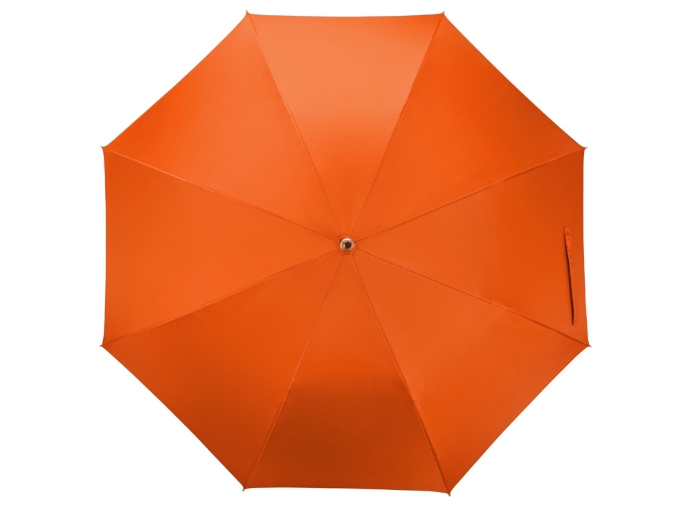 Зонт-трость «Silver Color», оранжевый, полиэстер, soft touch