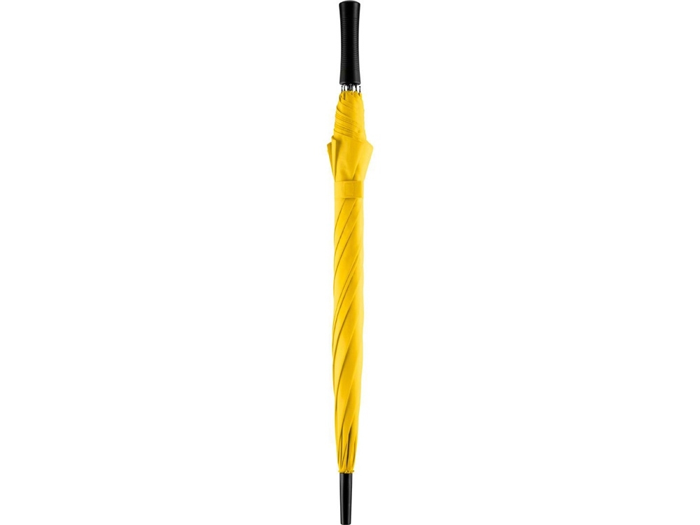 Зонт-трость «Resist» с повышенной стойкостью к порывам ветра, желтый, полиэстер