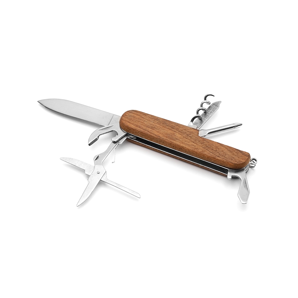 Нож многофункциональный Брауншвейг, коричневый, коричневый