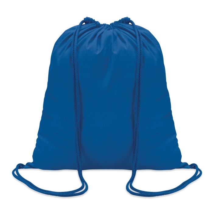Рюкзак на шнурках 100г/см, синий, хлопок