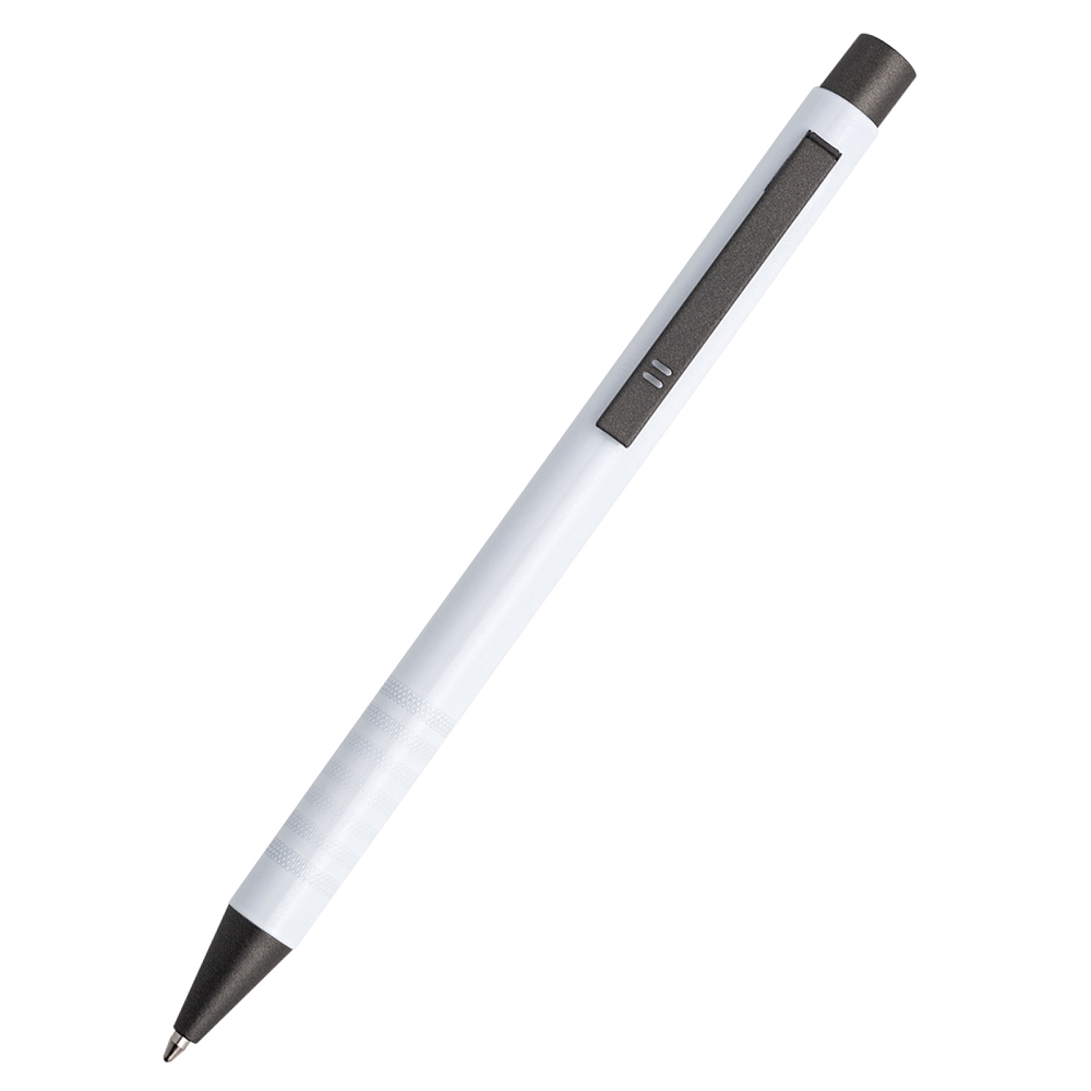 Ручка металлическая Лоуретта, белый, белый