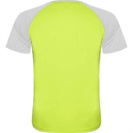 Спортивная футболка INDIANAPOLIS мужская, ФЛУОРЕСЦЕНТНЫЙ ЗЕЛЕНЫЙ/БЕЛЫЙ 3XL, флуоресцентный зеленый/белый