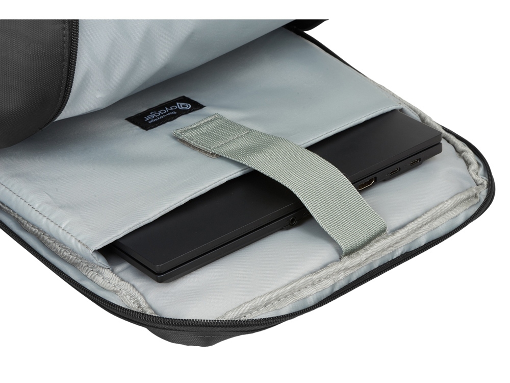 Рюкзак «Simon» для ноутбука 15.6", черный, пластик