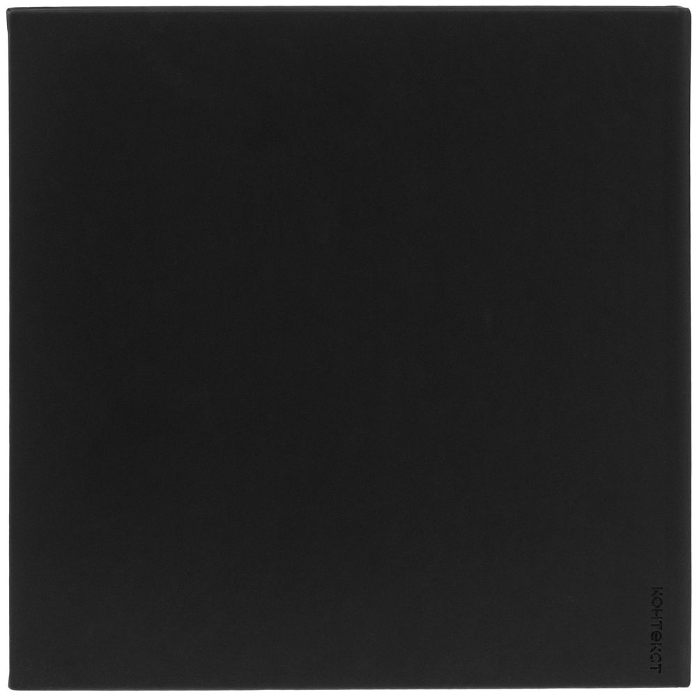 Скетчбук Object, черный, черный, кожзам, soft touch