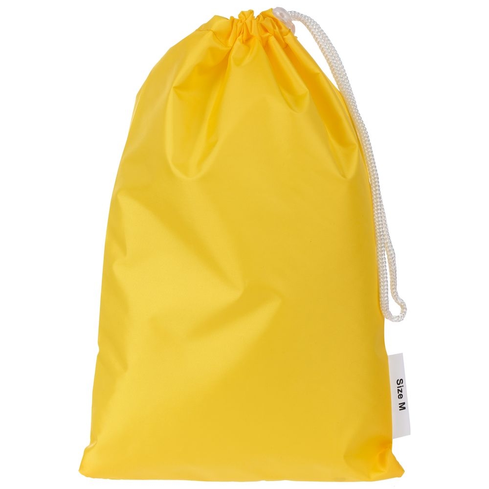 Дождевик «Я не синоптик», желтый, желтый, полиэстер 100%, плотность 60 г/м²; таффета