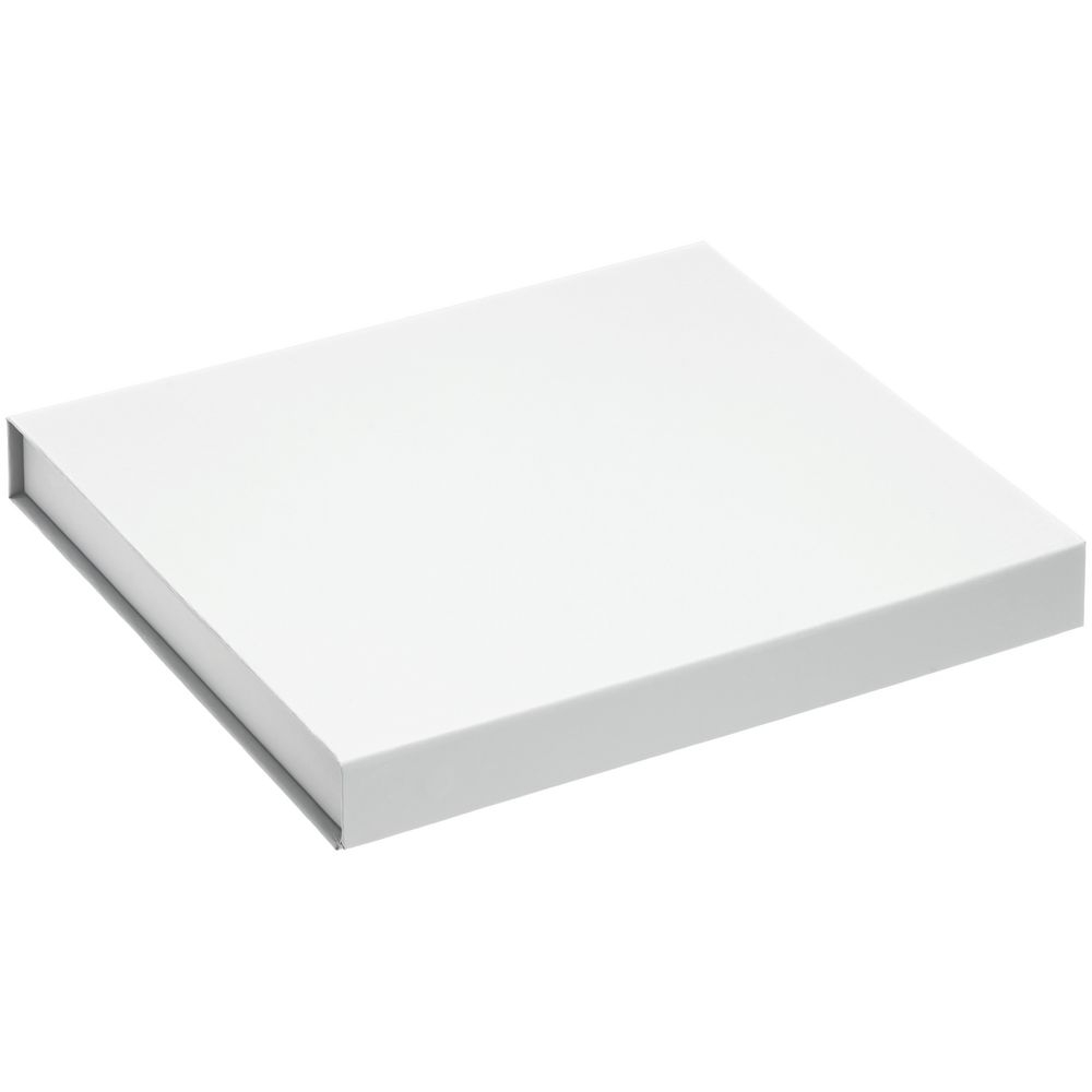 Коробка Daily Touch под ежедневник, аккумулятор и ручку, белая, белый, переплетный картон; покрытие софт-тач