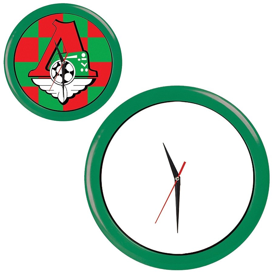 Часы настенные "ПРОМО" разборные ; зеленый,  D28,5 см; пластик, зеленый, пластик