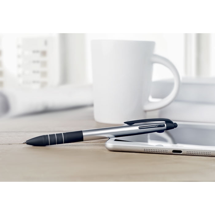 Ручка-стилус, серебристый, пластик