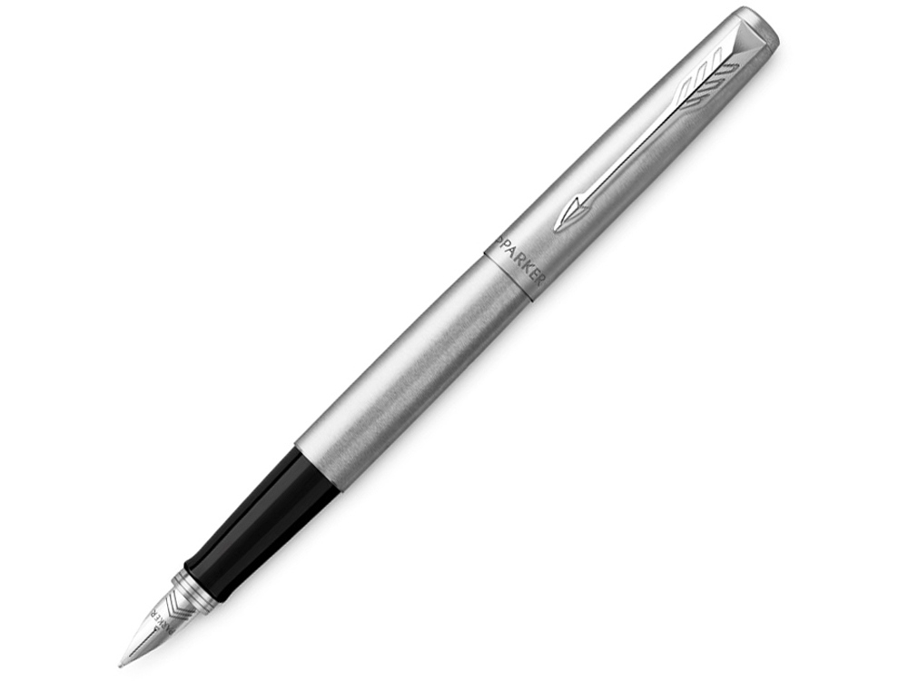 Ручка перьевая Parker Jotter Stainless, M, серебристый, металл