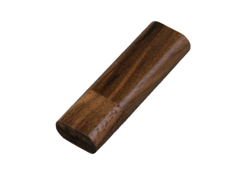 USB 3.0- флешка на 32 Гб эргономичной прямоугольной формы с округленными краями, коричневый, дерево