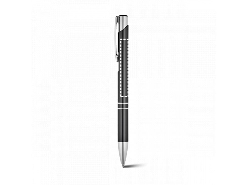 Алюминиевая шариковая ручка «BETA BK», черный, алюминий