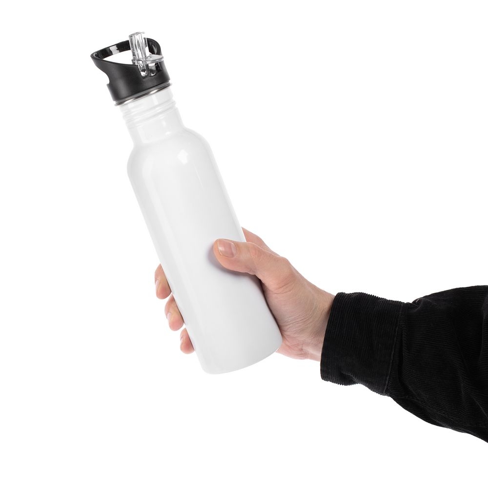 Спортивная бутылка Cycleway, белая, белый, полипропилен