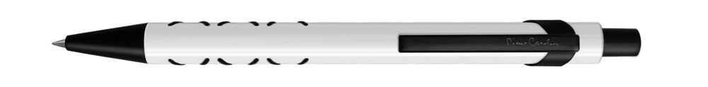 Ручка шариковая Pierre Cardin ACTUEL. Цвет - белый. Упаковка Е-3, белый, металл, алюминий