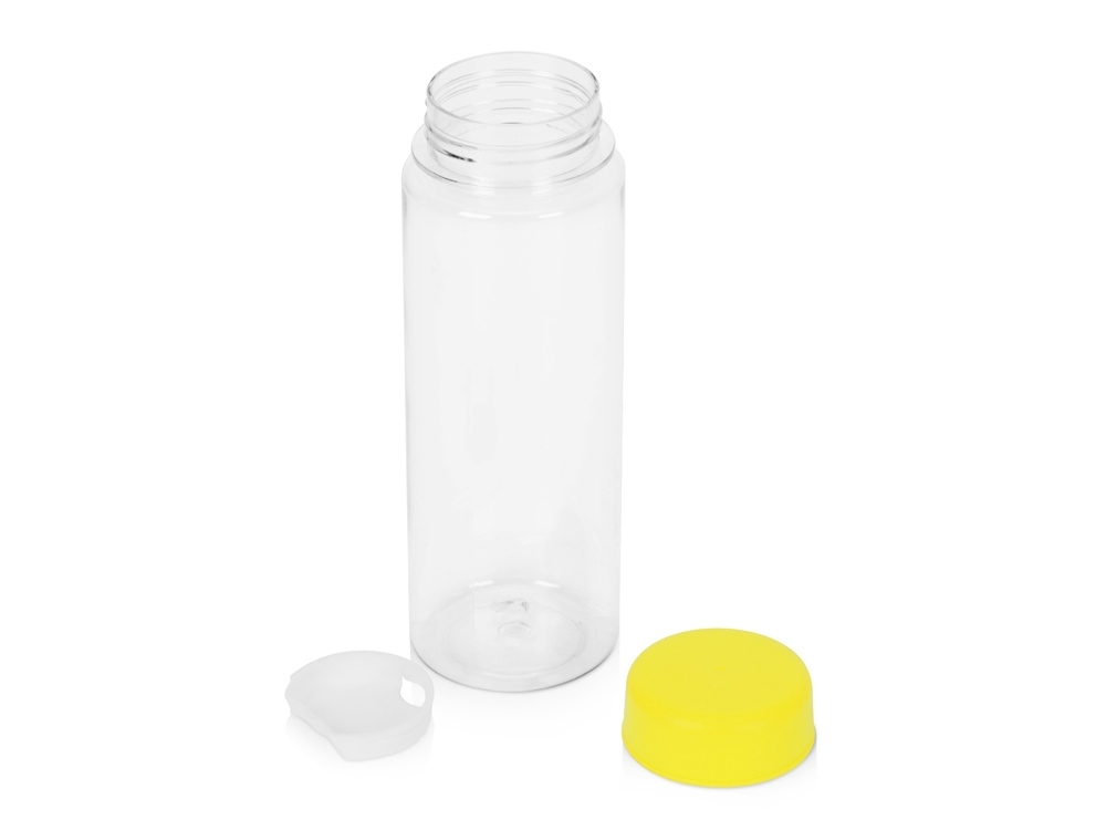 Бутылка для воды «Candy», желтый, прозрачный, пэт (полиэтилентерефталат)