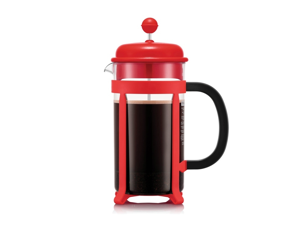 Кофеварка «JAVA», 1 л, красный, металл