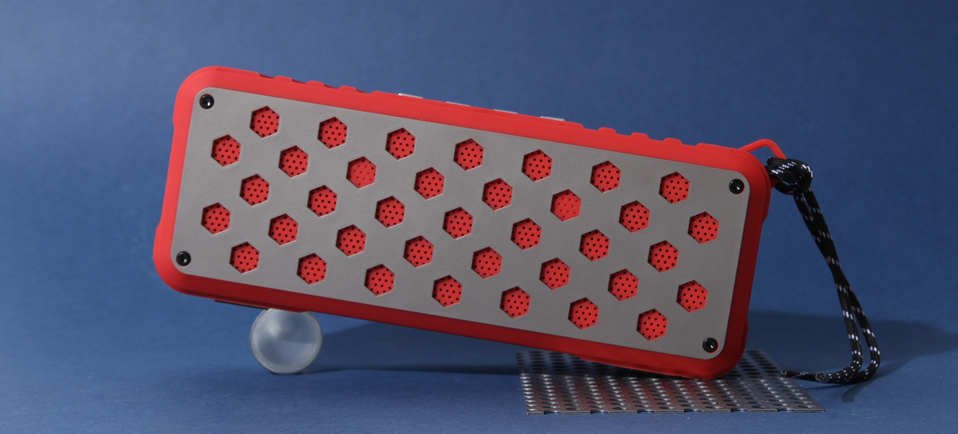 Портативная колонка Rombica Мysound Twinbox, красный, красный, пластик + металл