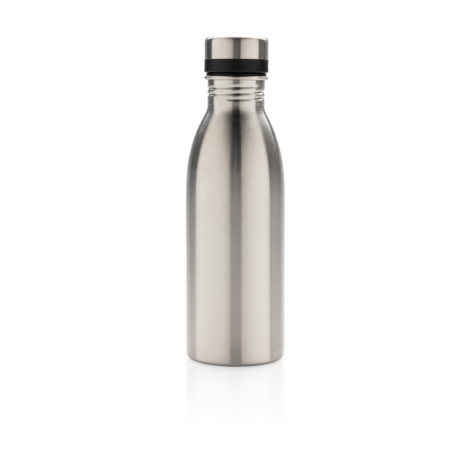 Бутылка для воды Deluxe из нержавеющей стали, 500 мл, серебристый, нержавеющая сталь