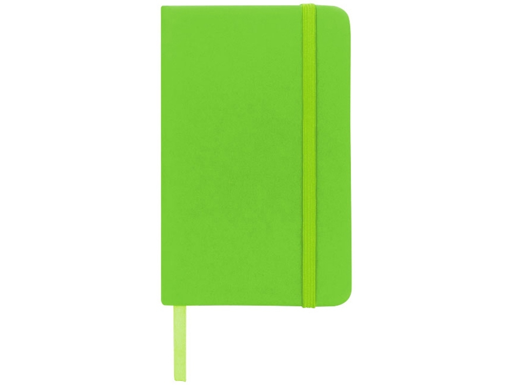 Блокнот А6 «Spectrum» с линованными страницами, зеленый, картон