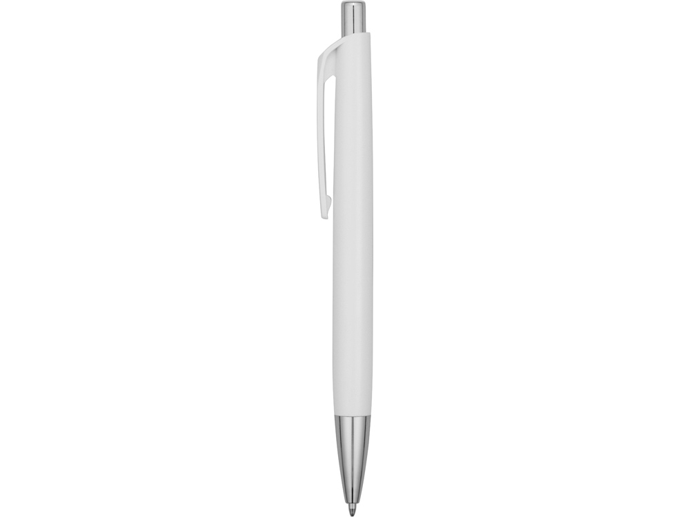 Ручка пластиковая шариковая «Gage», белый, серебристый, пластик