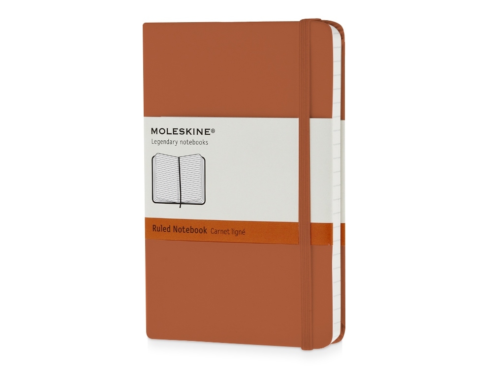 Записная книжка А6 (Pocket) Classic (в линейку), оранжевый, полипропилен