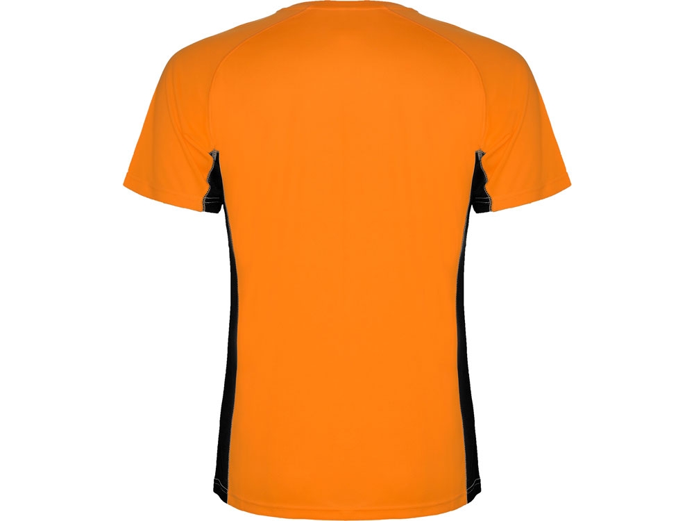 Спортивная футболка «Shanghai» мужская, черный, оранжевый, полиэстер
