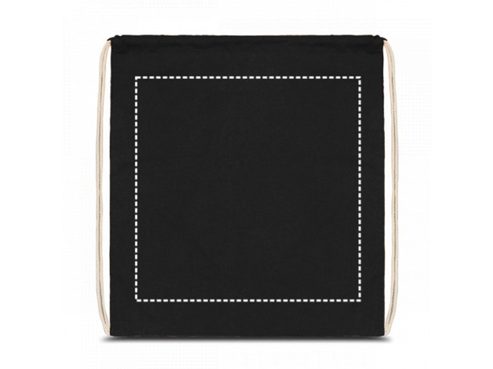 Сумка в формате рюкзака из 100% хлопка «ILFORD», черный, хлопок