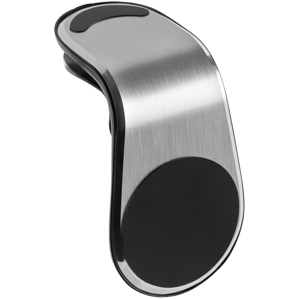 Магнитный держатель для смартфонов Pinch, серебристый, серебристый, пластик; металл
