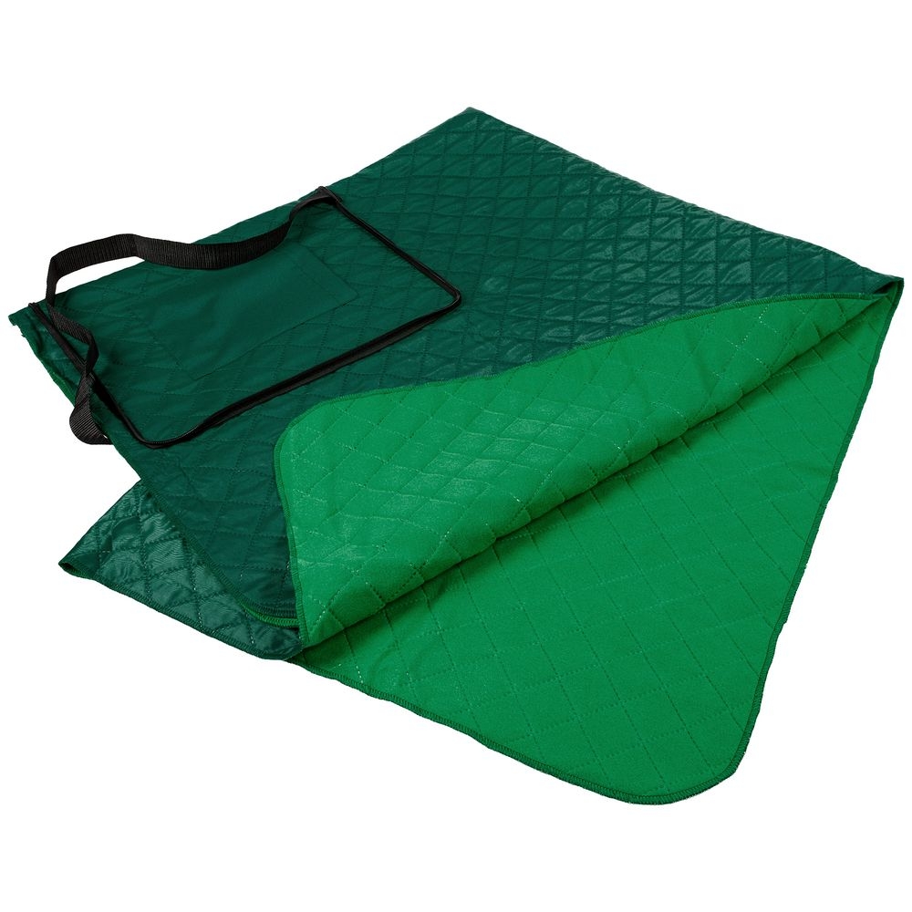 Плед для пикника Soft & Dry, зеленый, зеленый, флис