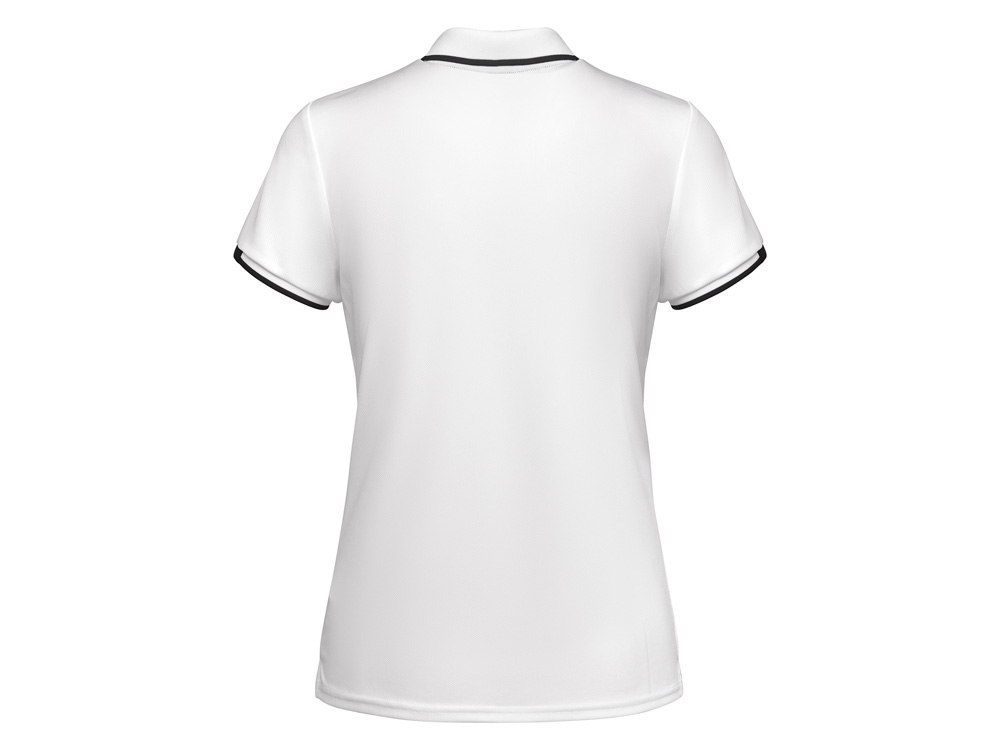 Рубашка-поло «Tamil» женская, черный, белый, полиэстер