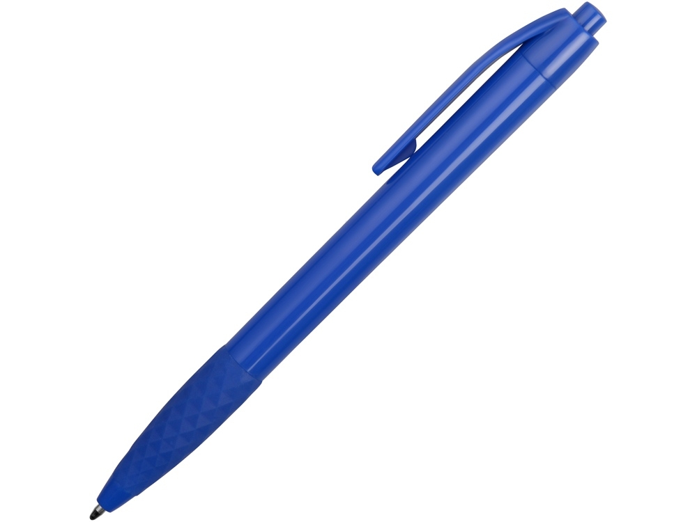 Ручка пластиковая шариковая «Diamond», синий, пластик, резина