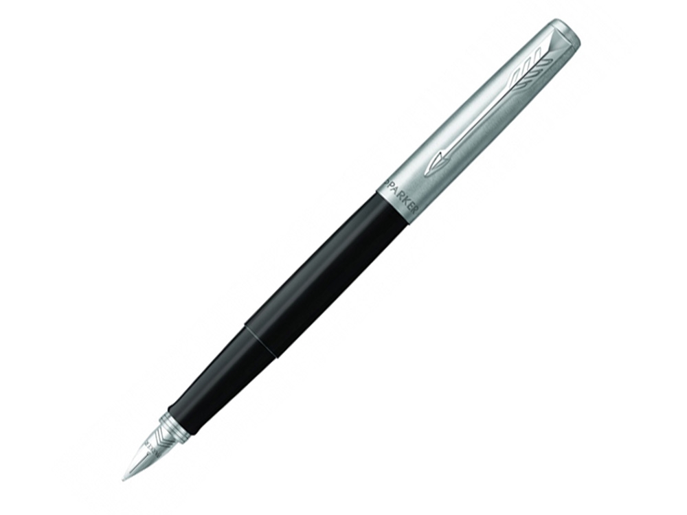 Ручка перьевая Parker Jotter Originals, M, черный, серебристый, металл
